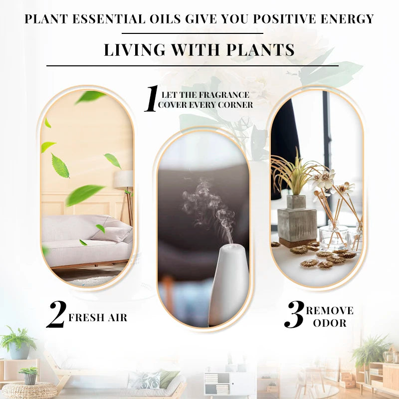 10ml Pure Natural Essential Oil Blend: Lavender, Jasmine, Rose, and Vanilla for Diffusers, Humidifiers, Massage, Candle, and Soap Making