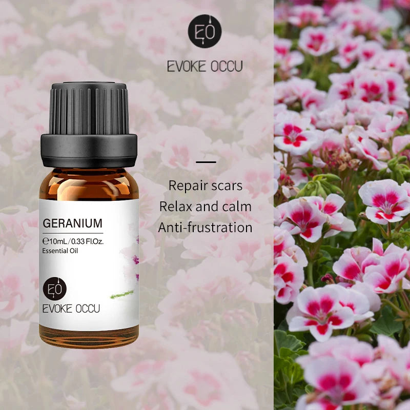 10ml Pure Natural Essential Oil Blend: Lavender, Jasmine, Rose, and Vanilla for Diffusers, Humidifiers, Massage, Candle, and Soap Making