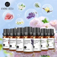 10ml Pure Natural Essential Oil Blend: Lavender, Jasmine, Rose, and Vanilla for Diffusers, Humidifiers, Massage, Candle, and Soap Making